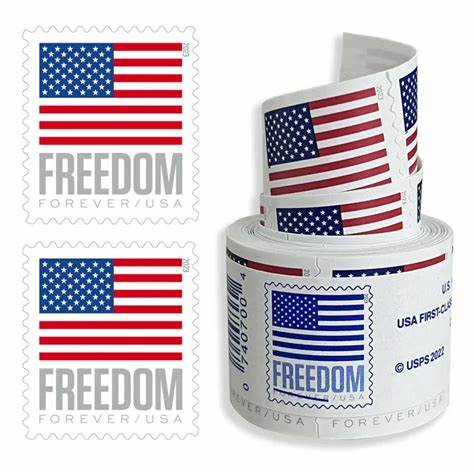 100 - 2023 Forever Stamps US Flag First Class Coil - 100 PCS/Roll
