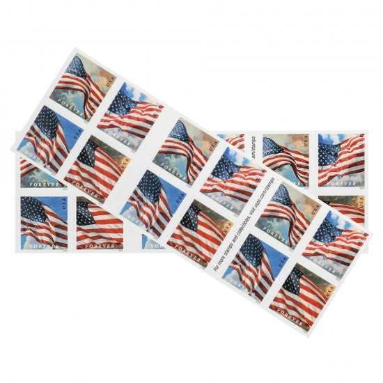 2024 US Flags Forever First Class Stamp - 5 Books of 20 ( 100 Total Stamps )