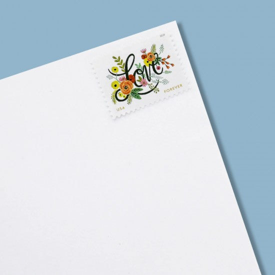 2018 Love Flourishes Forever Postage Stamps - ( Weddings Invitations ) 5 Sheets of 20 ( 100 Total Stamps )