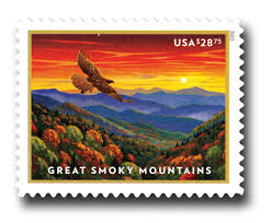 $28.75 Great Smokey Mountains Stamps - Sheet of 4