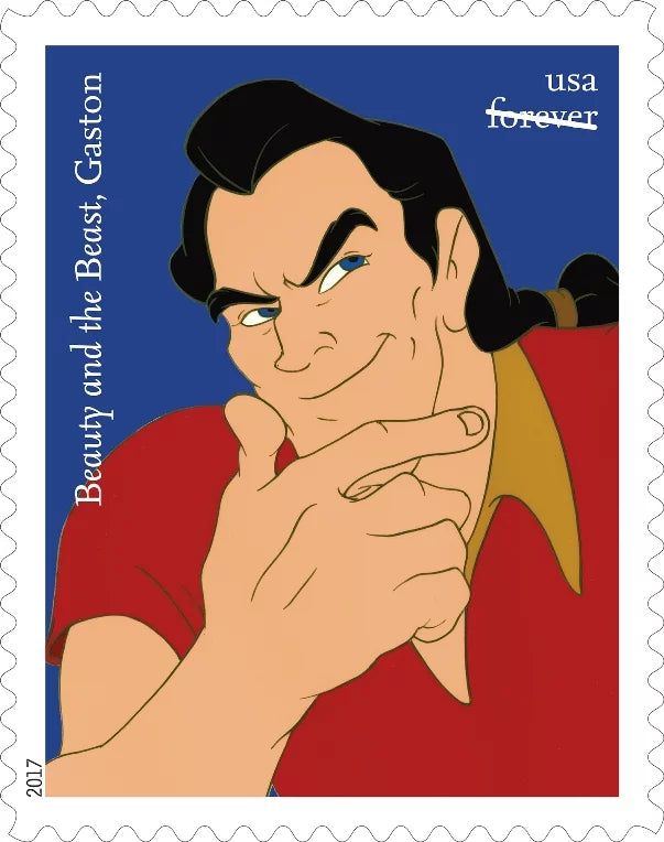 2017 Disney Villains Forever Stamps First Class 5 Books of 20 ( 100 Total Stamps )