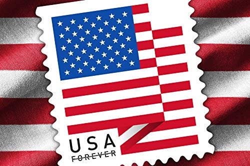 2018 Forever Stamps US Flag First Class Postage Stamps Coil of 100 PCS/Roll