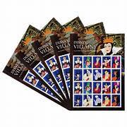 2017 Disney Villains Forever Stamps First Class 5 Books of 20 ( 100 Total Stamps )