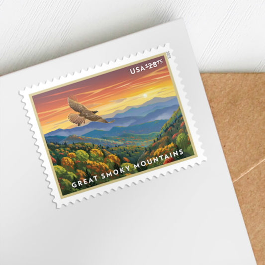 $28.75 Great Smokey Mountains Stamps - Sheet of 4